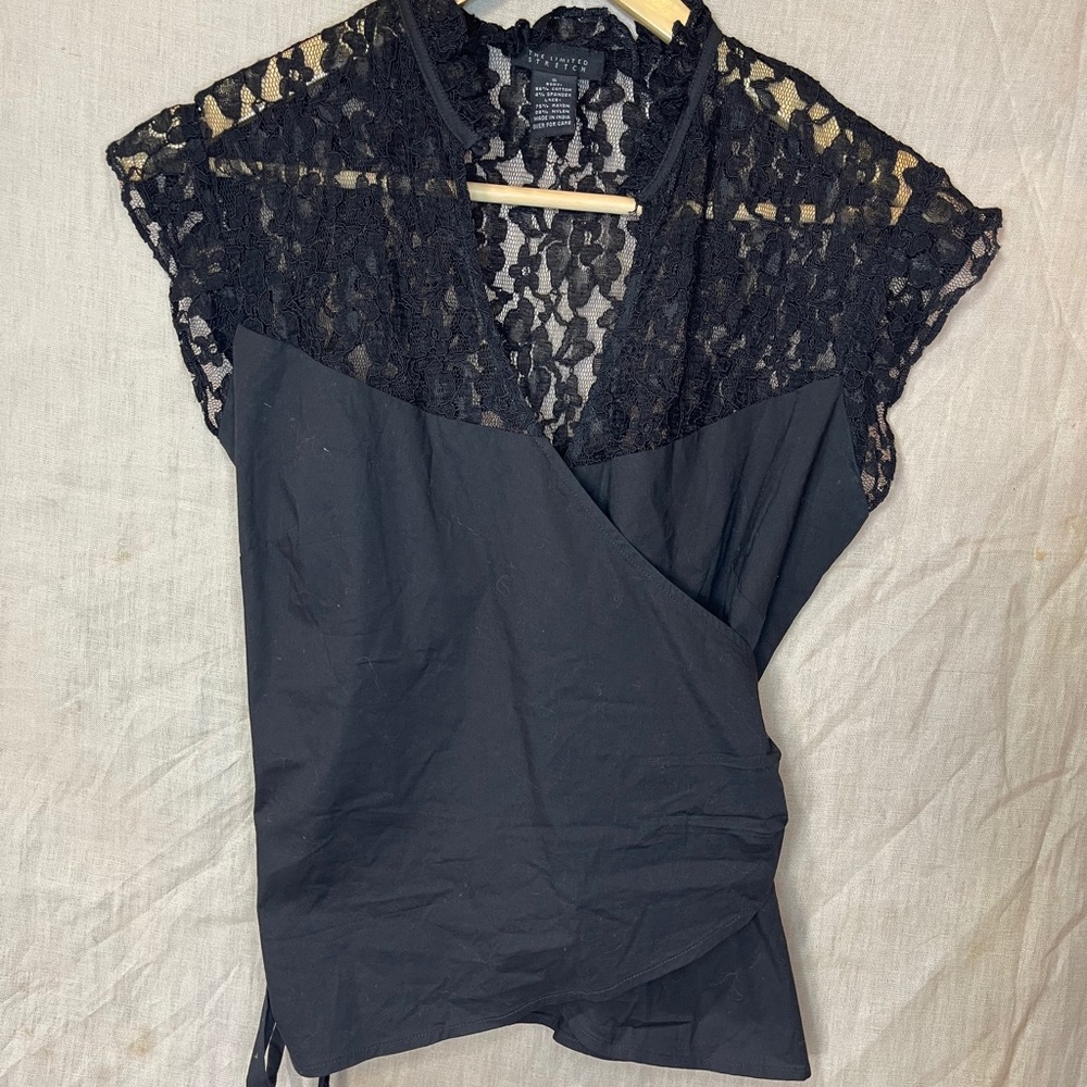 The Limited Wrap Blouse